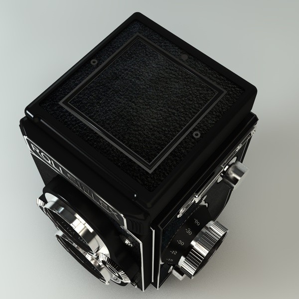 3ds max antique rolleiflex camera - Rolleiflex Camera by GKND